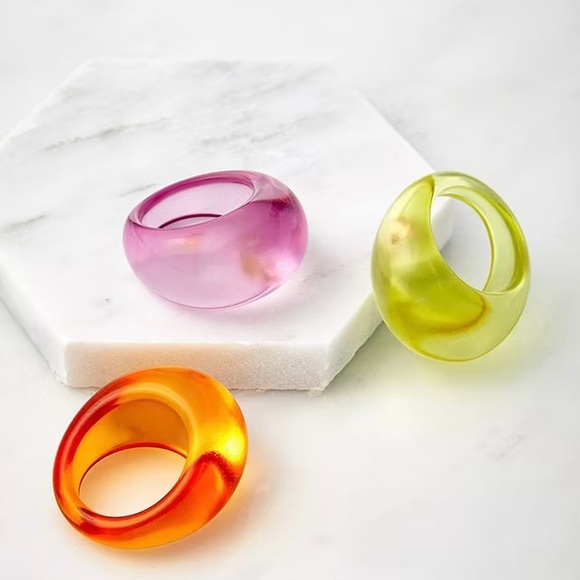 La Manso Summer Emergency Ring Set of Two NEW - Picture 5 of 10